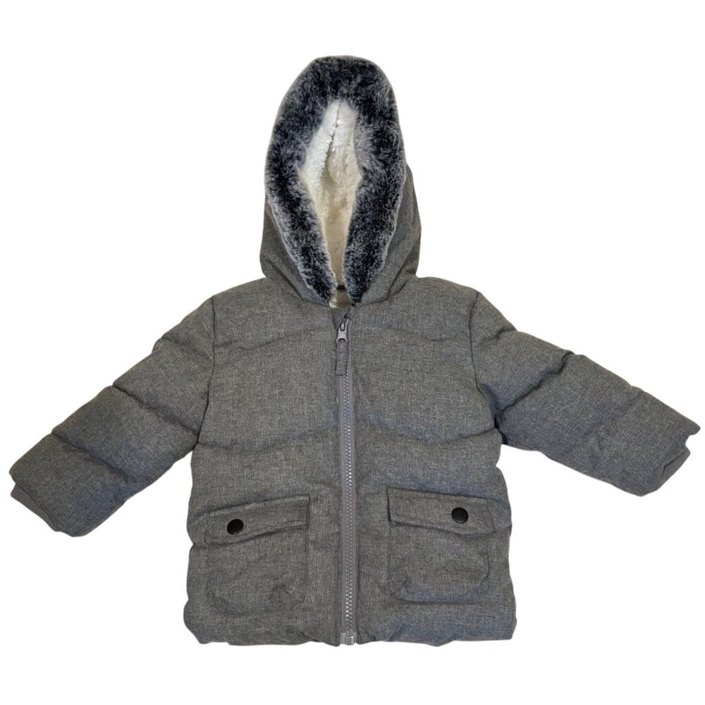 Rokka & Rolla Hooded Baby Boys Padded Jacket Size 6-9 Month NEW!